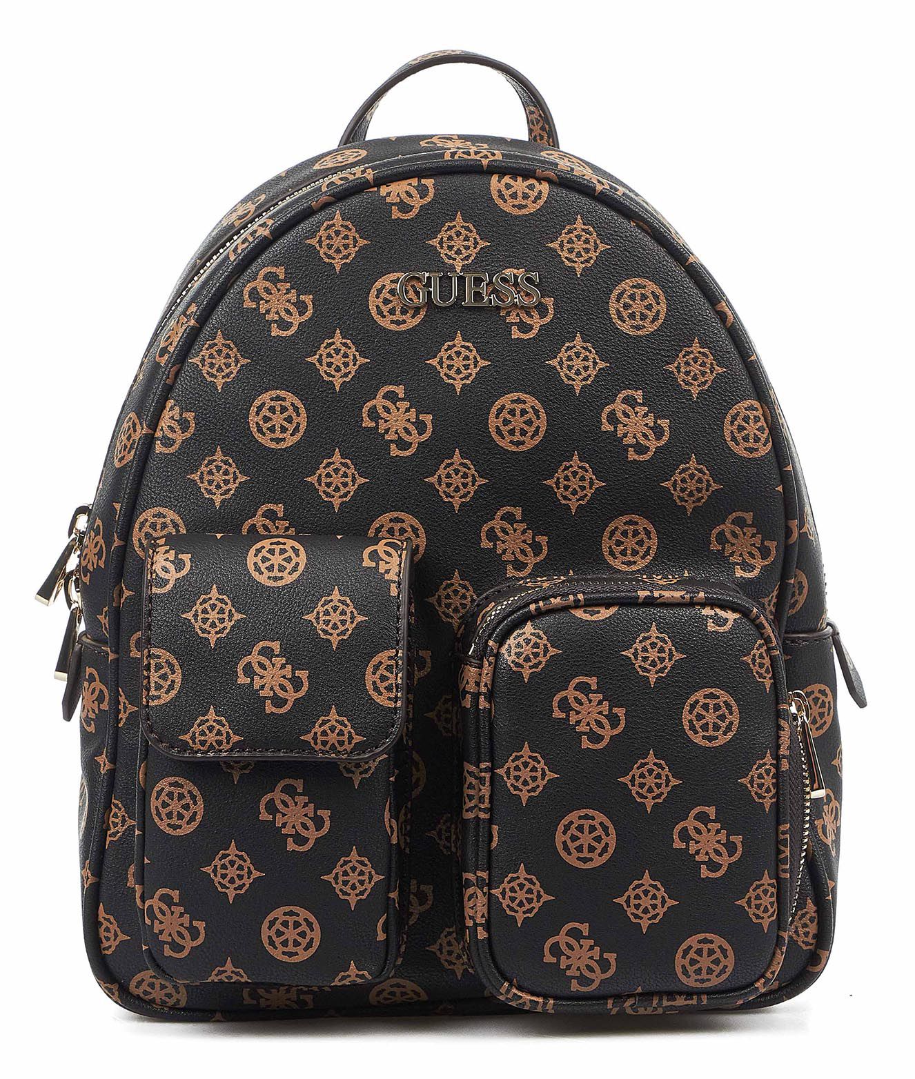 guess women's leather backpack