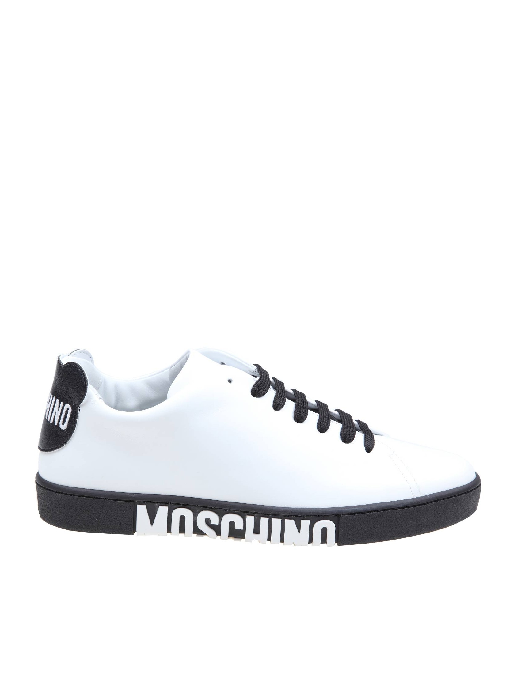 white moschino shoes