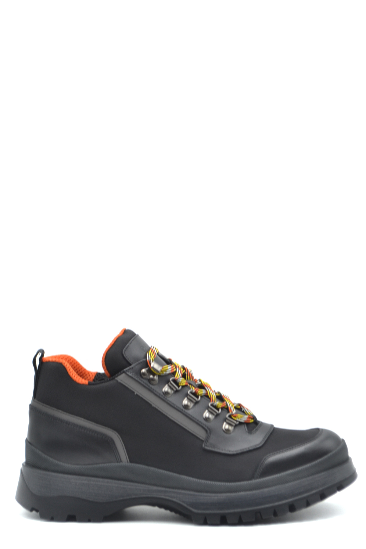 PRADA Men's Shoes Ankle Boots Black Leather NIB Authentic 41 EU 44 EU ...