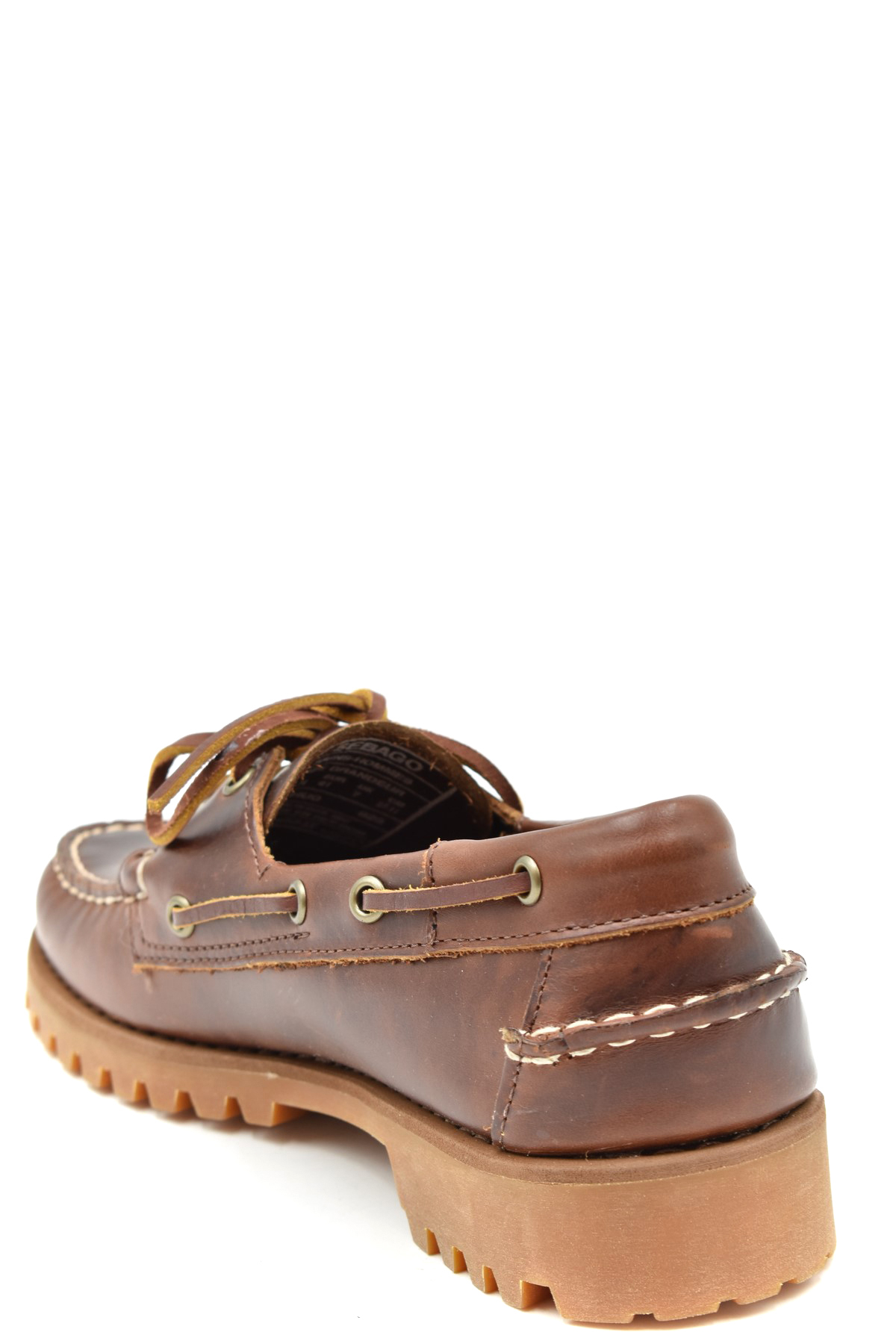 SEBAGO CAMPSIDES Men's Shoes Loafer Brick Leather NIB Authentic 7 UK 8 ...